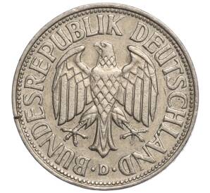 1 марка 1969 года D Западная Германия (ФРГ) — Фото №2