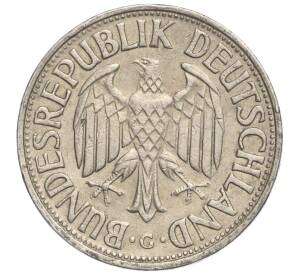 1 марка 1970 года G Западная Германия (ФРГ) — Фото №2