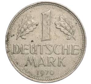 1 марка 1970 года F Западная Германия (ФРГ) — Фото №1