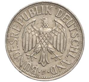 1 марка 1970 года F Западная Германия (ФРГ) — Фото №2