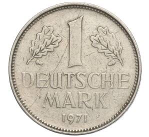 1 марка 1971 года G Западная Германия (ФРГ) — Фото №1