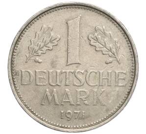 1 марка 1971 года F Западная Германия (ФРГ) — Фото №1