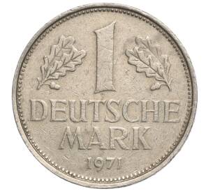 1 марка 1971 года F Западная Германия (ФРГ) — Фото №1