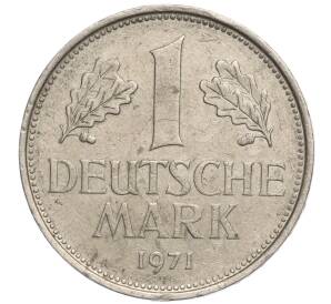 1 марка 1971 года J Западная Германия (ФРГ) — Фото №1