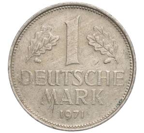 1 марка 1971 года G Западная Германия (ФРГ) — Фото №1