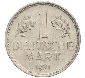 1 марка 1971 года D Западная Германия (ФРГ) — Фото №1