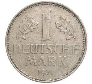 1 марка 1971 года G Западная Германия (ФРГ) — Фото №1