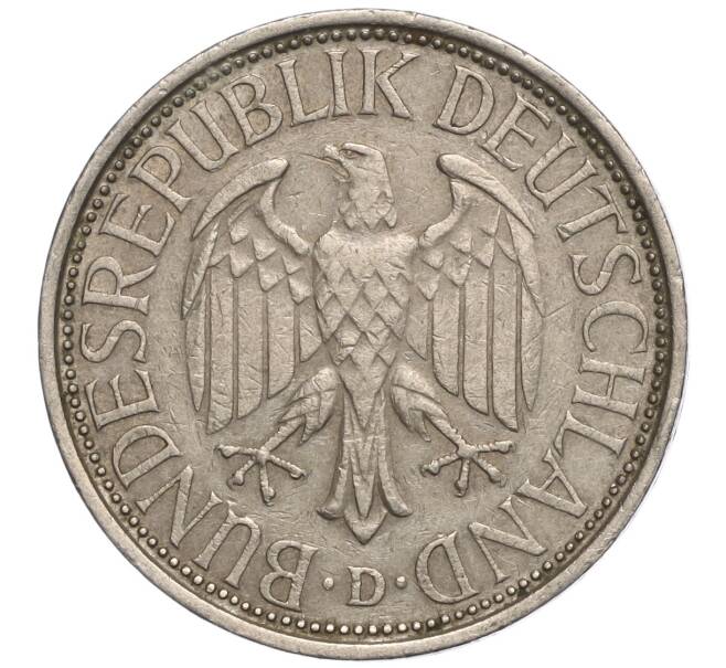 Монета 1 марка 1972 года D Западная Германия (ФРГ) (Артикул M2-69751)