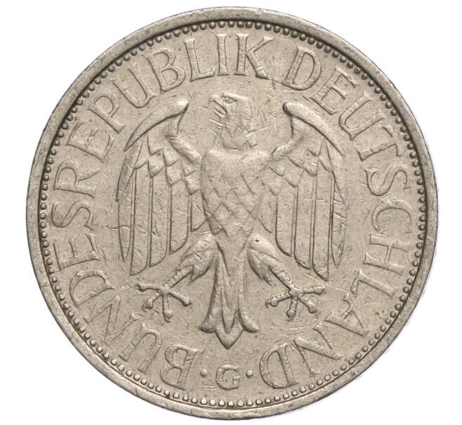 Монета 1 марка 1973 года G Западная Германия (ФРГ) (Артикул M2-69763)