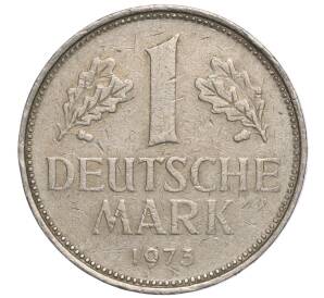 1 марка 1973 года F Западная Германия (ФРГ)