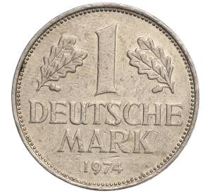 1 марка 1974 года D Западная Германия (ФРГ) — Фото №1