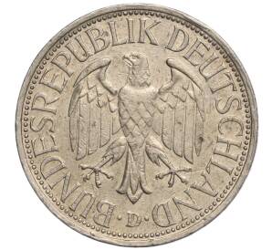 1 марка 1974 года D Западная Германия (ФРГ) — Фото №2