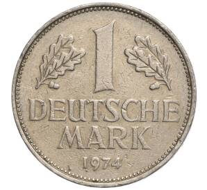 1 марка 1974 года D Западная Германия (ФРГ) — Фото №1
