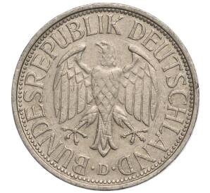 1 марка 1974 года D Западная Германия (ФРГ) — Фото №2