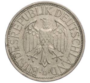 1 марка 1974 года D Западная Германия (ФРГ) — Фото №2