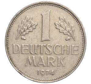 1 марка 1974 года G Западная Германия (ФРГ)