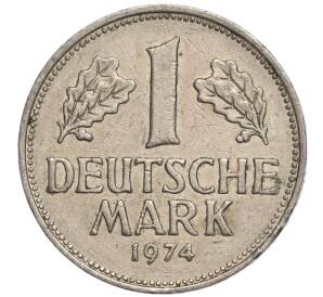 1 марка 1974 года J Западная Германия (ФРГ)