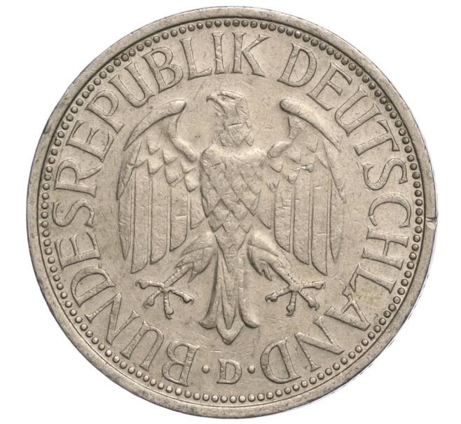 Монета 1 марка 1974 года D Западная Германия (ФРГ) (Артикул M2-69789)