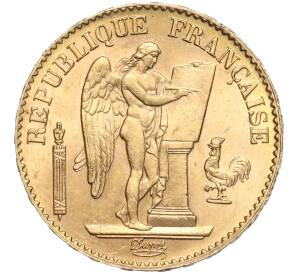 20 франков 1892 года А Франция