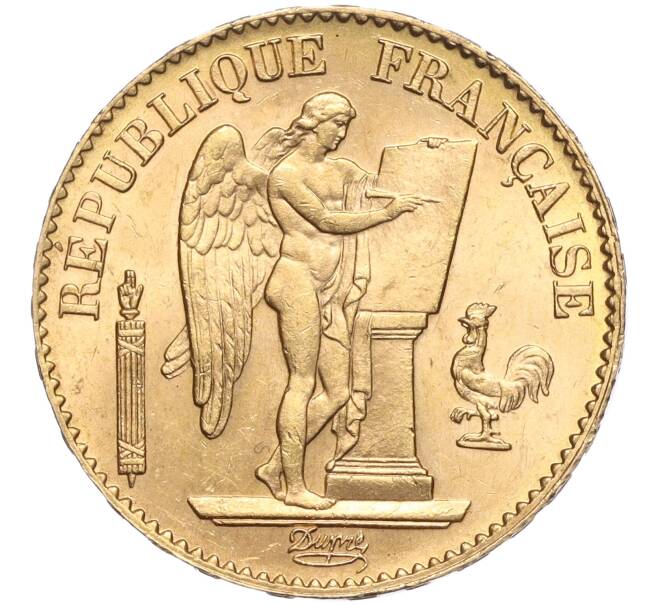 Монета 20 франков 1892 года А Франция (Артикул M2-69792)