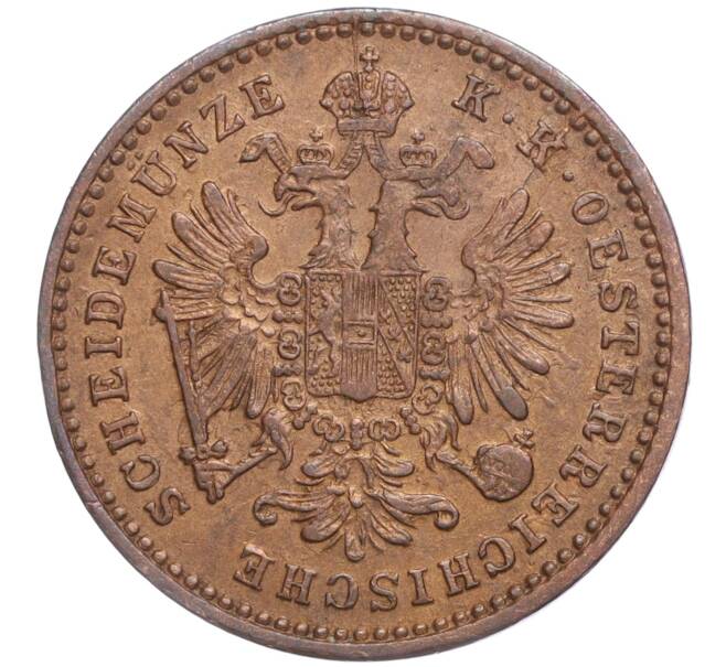 Монета 1 крейцер 1881 года Австрия (Артикул K1-4994)