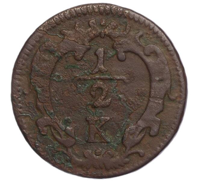 Монета 1/2 крейцера 1860 года Австрия (Артикул K1-5004)