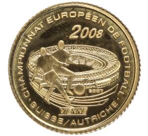 1500 франков 2007 года Кот д'Ивуар «Чемпионат Европы по футболу 2008 — Вена»