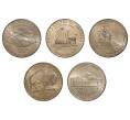 Набор монет 5 центов «200 лет освоения Дикого Запада» (Артикул M3-0585)