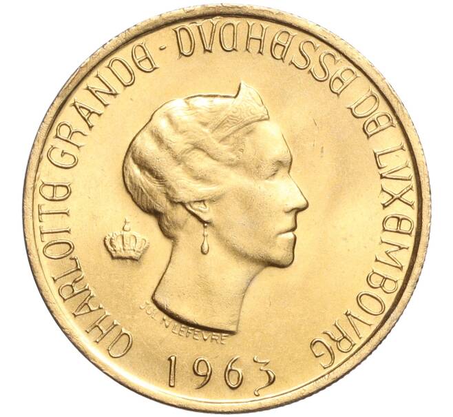Монета 20 франков 1963 года Люксембург «Тысячелетие города Люксембург» (Артикул M2-69805)