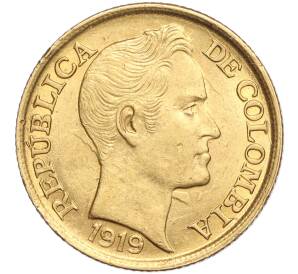 5 песо 1919 года Колумбия