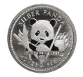 Монета Монетовидный инвестиционный слиток 2017 года «Серебряная панда» — 1/8 унции (Артикул M2-4875)