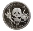Монета Монетовидный инвестиционный слиток 2017 года «Серебряная панда» — 1/4 унции (Артикул M2-4876)