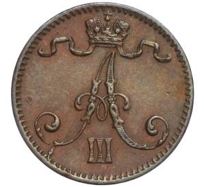 1 пенни 1888 года Русская Финляндия — Фото №2