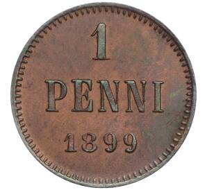 1 пенни 1899 года Русская Финляндия — Фото №1