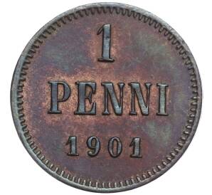 1 пенни 1901 года Русская Финляндия — Фото №1