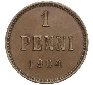 1 пенни 1904 года Русская Финляндия — Фото №1