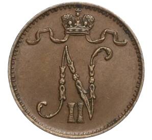 1 пенни 1904 года Русская Финляндия — Фото №2