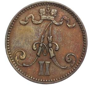 5 пенни 1866 года Русская Финляндия — Фото №2