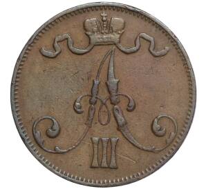 5 пенни 1889 года Русская Финляндия — Фото №2