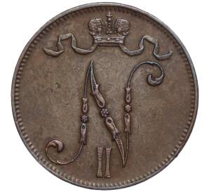 5 пенни 1911 года Русская Финляндия — Фото №2