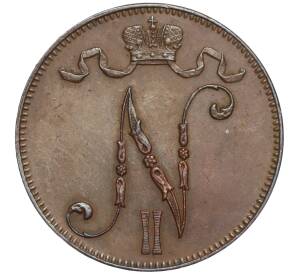 5 пенни 1914 года Русская Финляндия — Фото №2