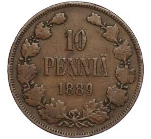 10 пенни 1889 года Русская Финляндия — Фото №1