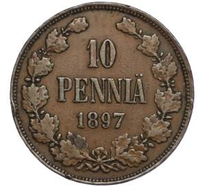 10 пенни 1897 года Русская Финляндия — Фото №1