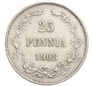 25 пенни 1908 года Русская Финляндия — Фото №1