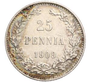 25 пенни 1909 года Русская Финляндия — Фото №1