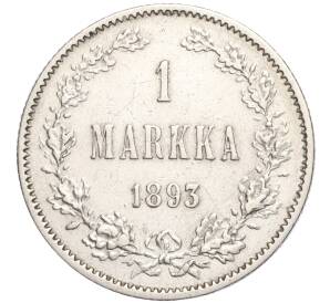 1 марка 1893 года Русская Финляндия — Фото №1
