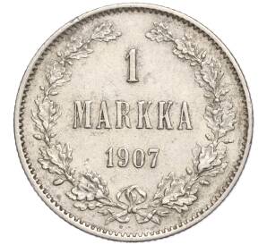 1 марка 1907 года Русская Финляндия — Фото №1