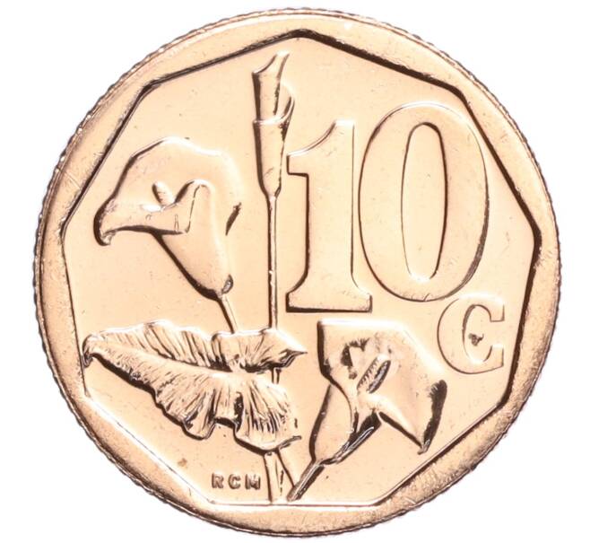Монета 10 центов 2022 года ЮАР (Артикул: M2-69817) — Фото №1