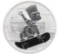 Монета 1 доллар 2020 года Тувалу «Симпсоны — Барт Симпсон» (Артикул M2-69844)