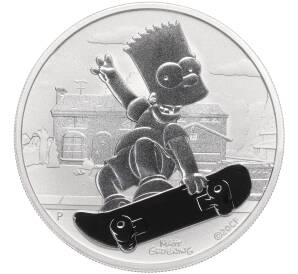 1 доллар 2020 года Тувалу «Симпсоны — Барт Симпсон»